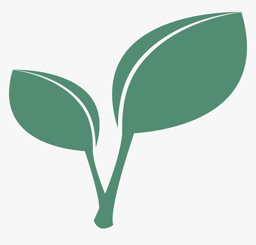 Cliparts Making The Web - Apple Leaf With Stem Clipart, HD Png Download
