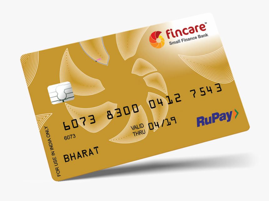 Fincare Gold Debit Card, HD Png Download