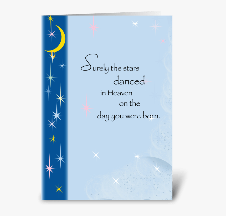 Stars In Heaven, Birthday Greeting Card - Christmas Card, HD Png Download