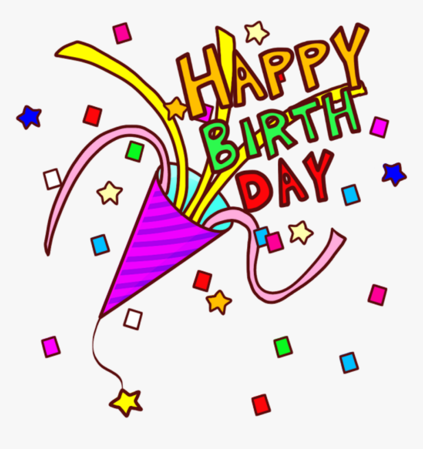 Birthday Bomb Star Colorful Party Hbd - Birthday Bomb Png, Transparent Png