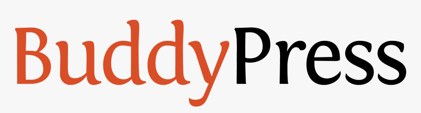 Png Text Logo - Buddypress, Transparent Png