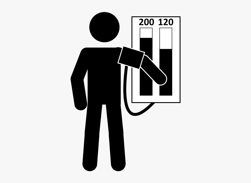 Health Clipart Blood Pressure Screening - High Blood Pressure Hypertension Icon, HD Png Download