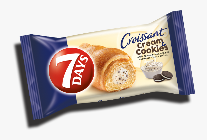 60g - 7 Days Croissant Cream And Cookies, HD Png Download