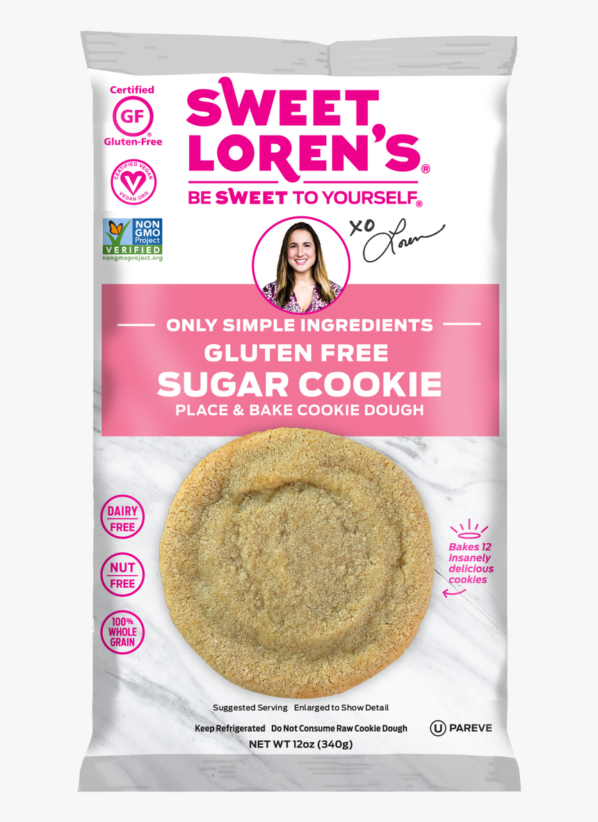 A Divine Sugar Cookie Made With The Most Simple And - Sweet Lorens Gluten Free Sugar Cookies, HD Png Download