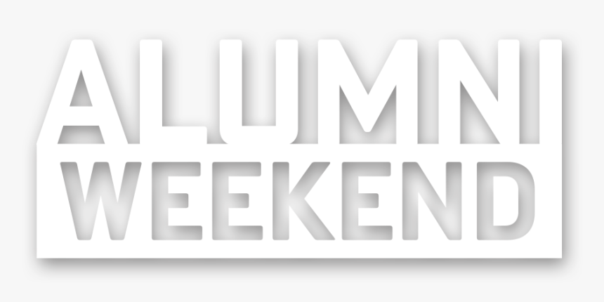Alumni Weekend Logo 2019 - Monochrome, HD Png Download