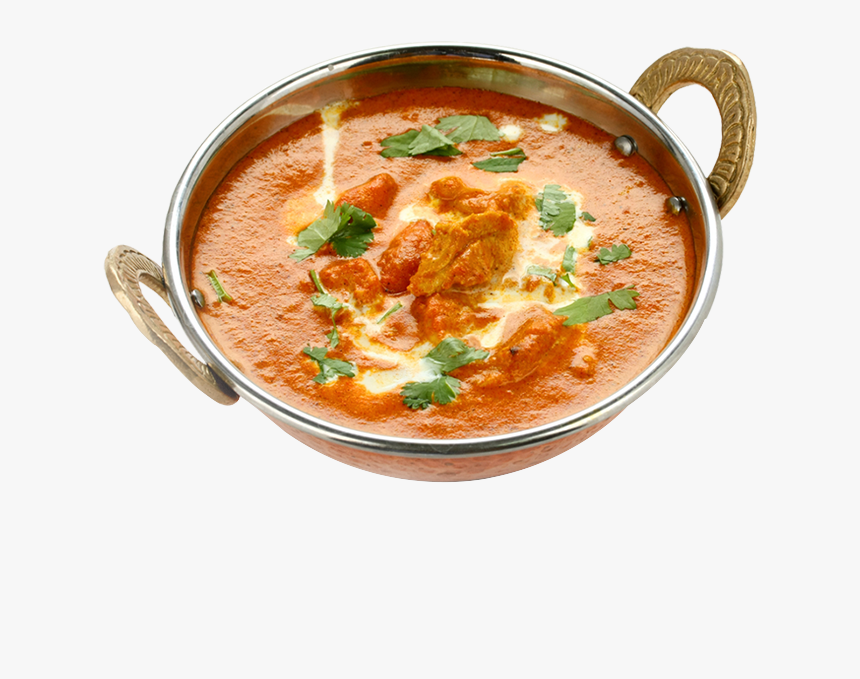 Butter Chicken White Background, HD Png Download