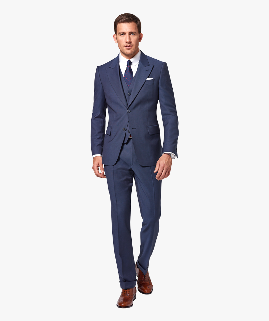 Clip Art Dolzer Man Blauer Dreiteiler - Hugo Boss Dark Blue Suit, HD Png Download