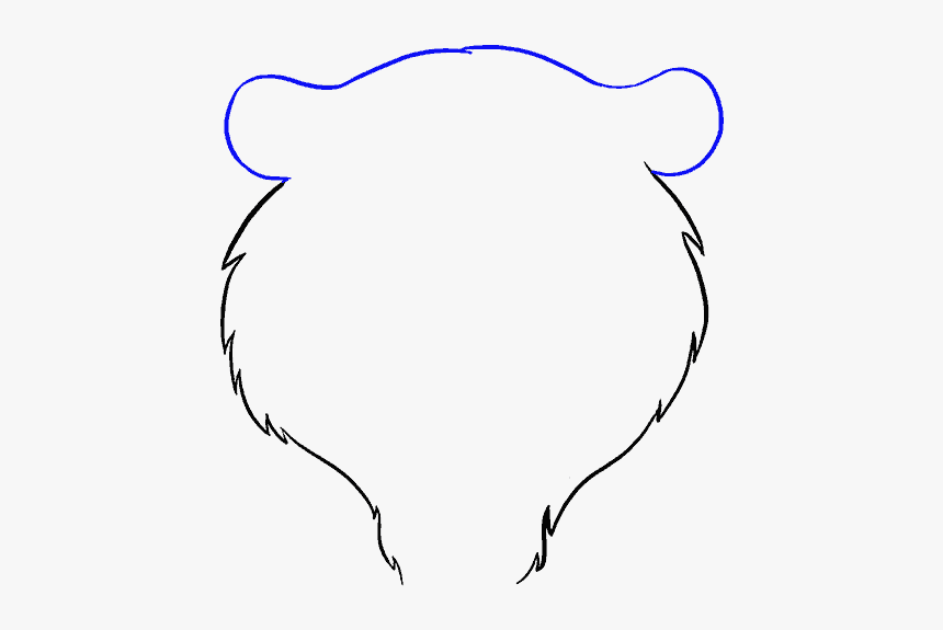 How To Draw Tiger Face - Sketch, HD Png Download