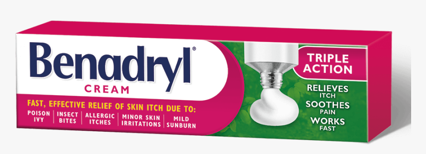 Benadryl® Itch Cream - Benadryl, HD Png Download