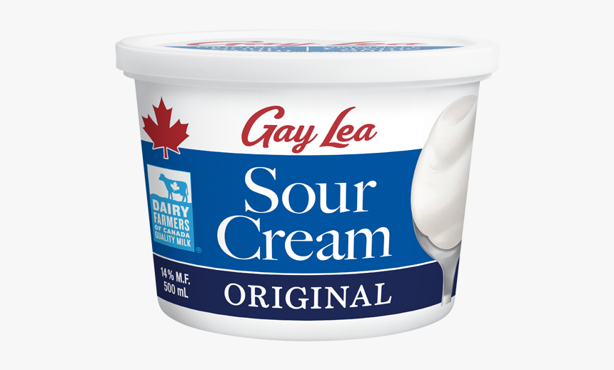 Original Sour Cream - Gay Lea Sour Cream, HD Png Download