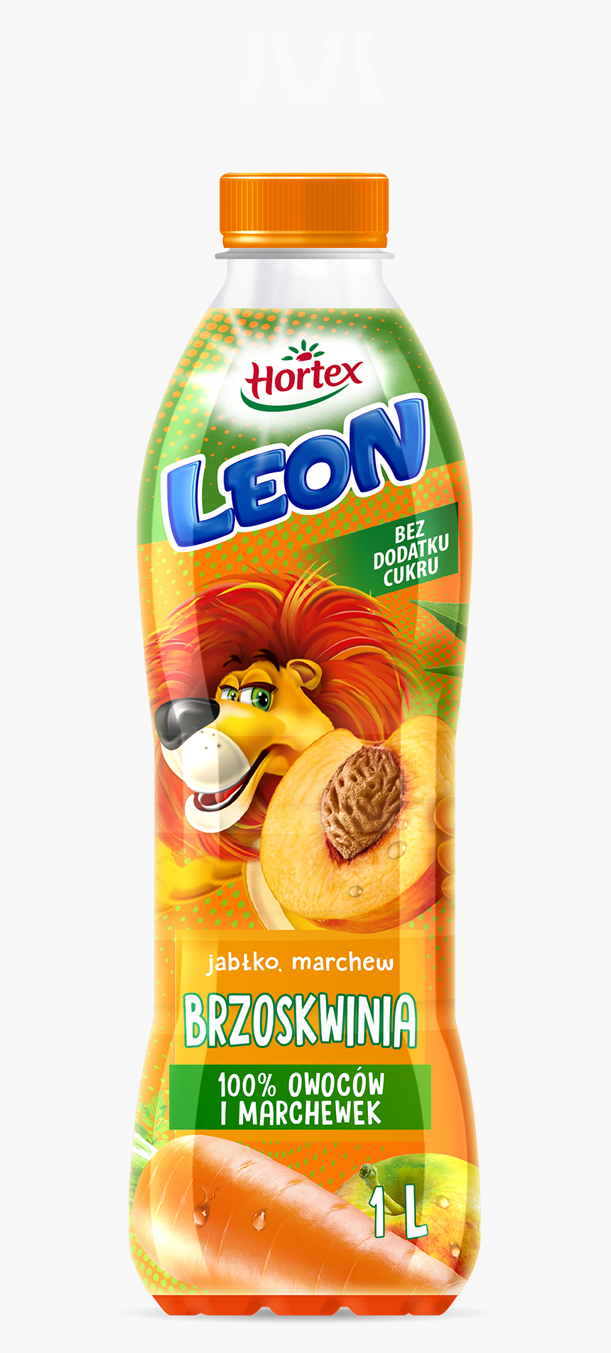 Jabłko, Marchew, Brzoskwinia 1l - Hortex, HD Png Download