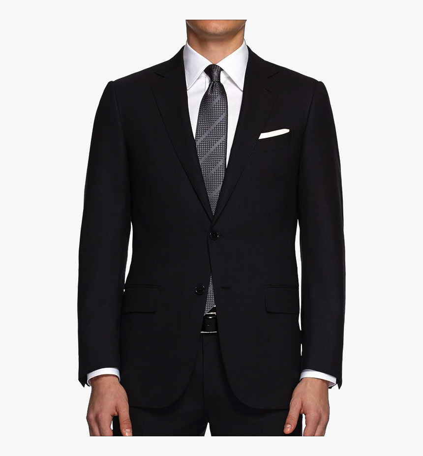 Navy Suit Stripe Blue Tie, HD Png Download