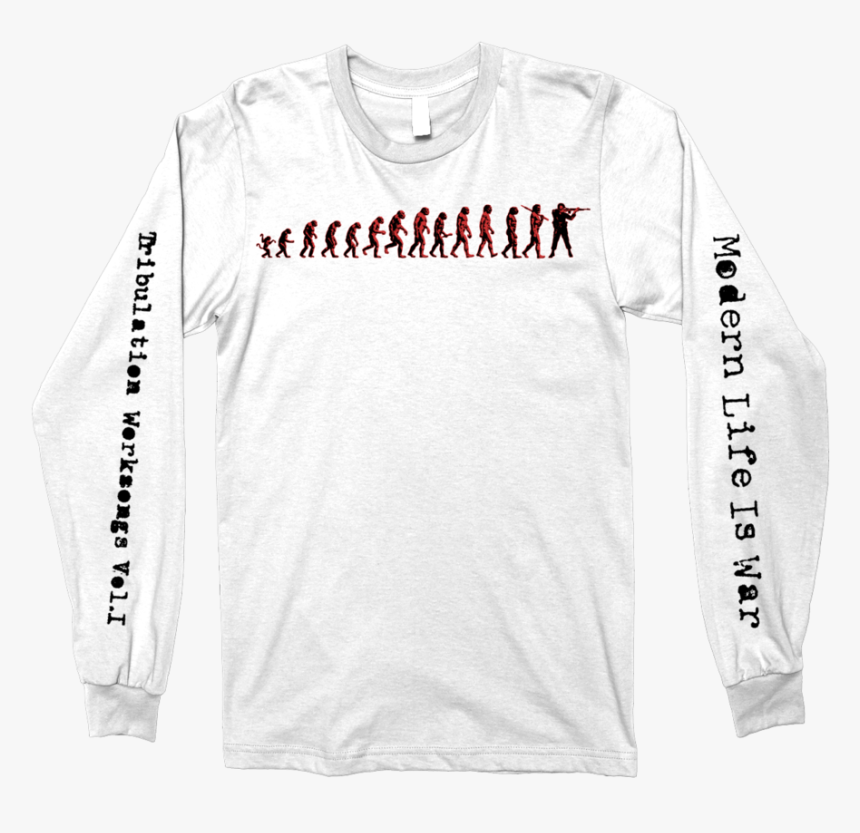 Modern Life Is War Evolution - Long-sleeved T-shirt, HD Png Download