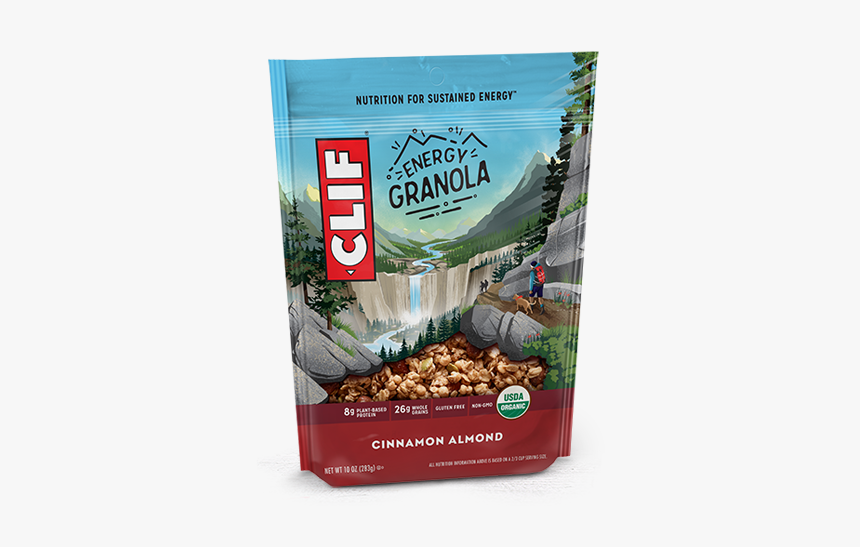 Cinnamon Almond Packaging - Clif White Chocolate Macadamia Granola, HD Png Download