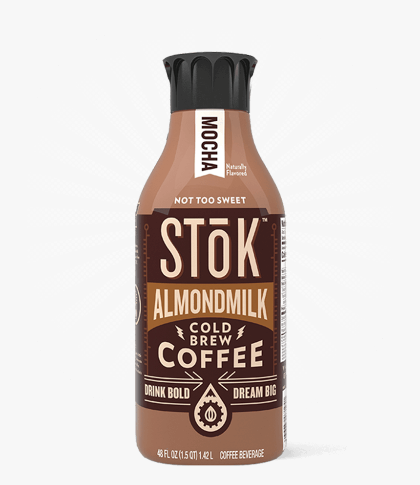 Stōk Almondmilk Mocha Cold Brew Coffee - Stok Mocha Cold Brew, HD Png Download