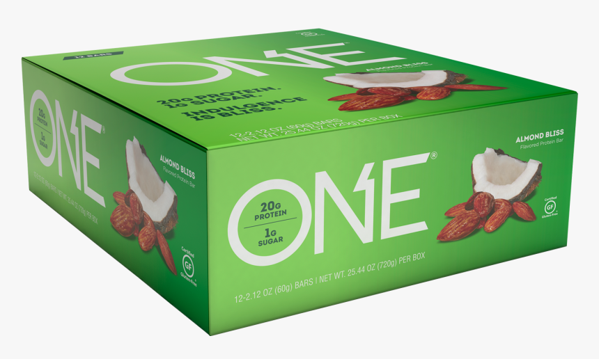 One Protein Bar Almond Bliss Main - One Protein Bar Coconut Almond, HD Png Download