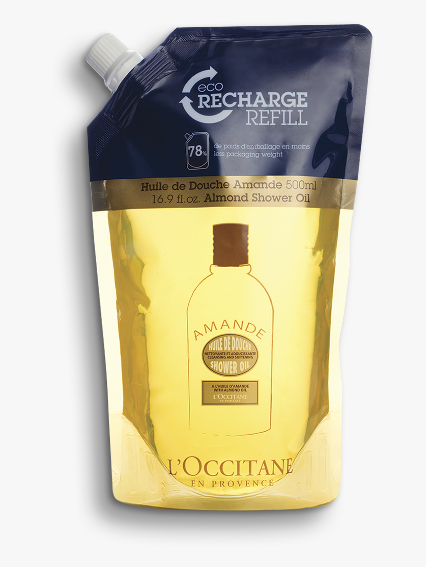 Display View 1/1 Of Almond Shower Oil Refill - L Occitane Shower Oil Refill, HD Png Download