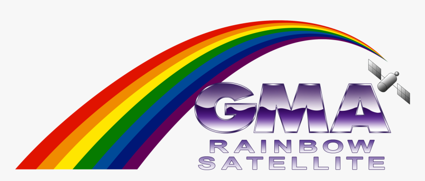 Gma Rainbow Satellite Logo - Gma Rainbow Satellite 1992, HD Png Download