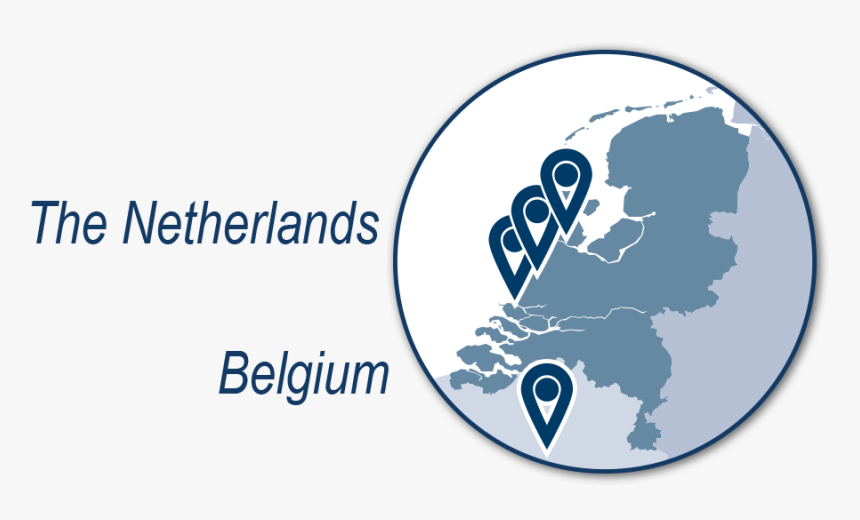 Map Tulip Fields Netherlands, HD Png Download