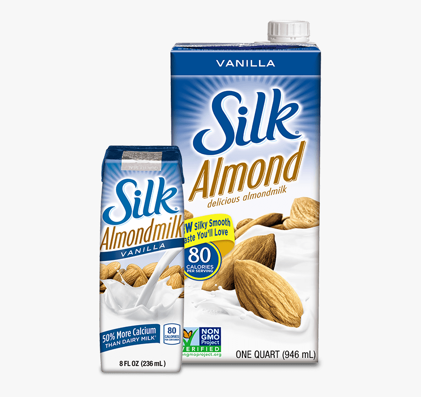 Silk Shelf-stable Vanilla Almondmilk - Silk Almond Milk, HD Png Download
