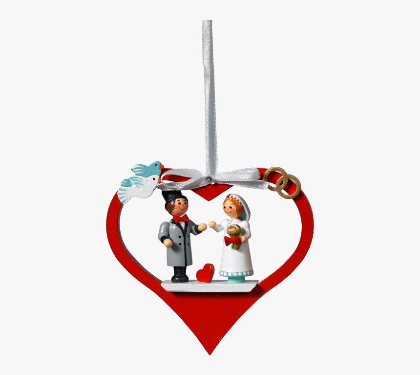 Bridal Couple Heart, HD Png Download