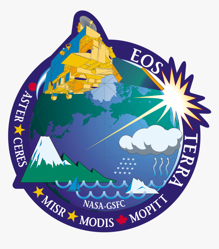 Terra Logo - Nasa Aqua Satellite Patch, HD Png Download