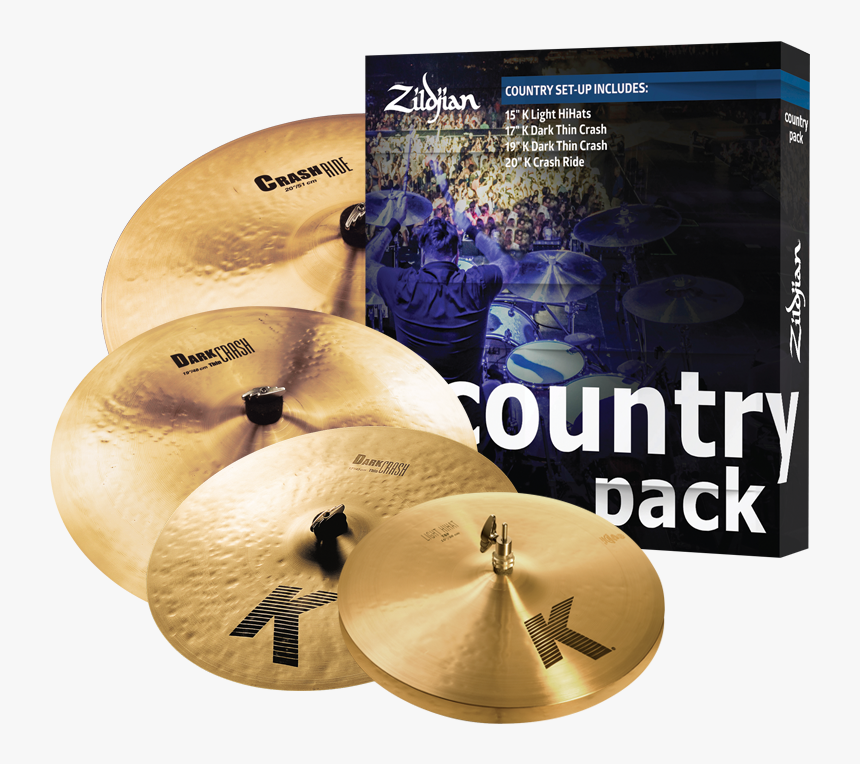 Zildjian Special K Dark Pack K Light/ Crashes Ride - Zildjian Country Cymbal Pack, HD Png Download