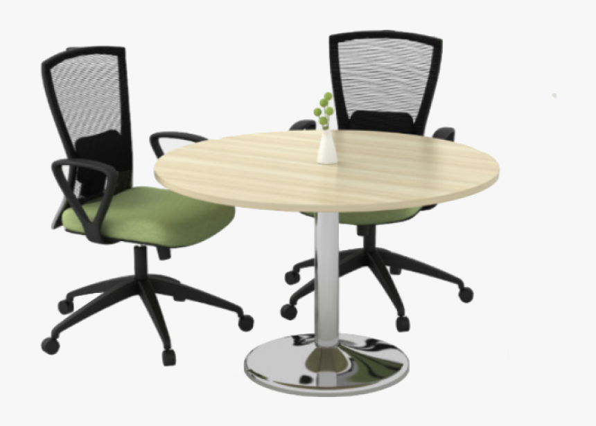 Round Meeting Table - Meeting Chair And Table Png, Transparent Png
