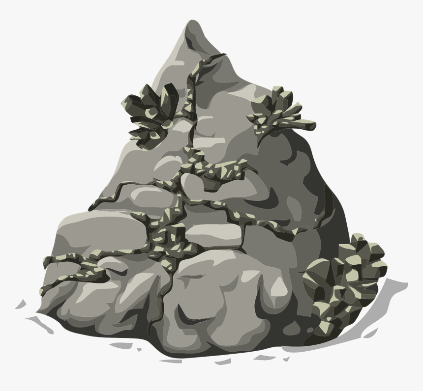 Rocks On A Mountain Clipart, HD Png Download