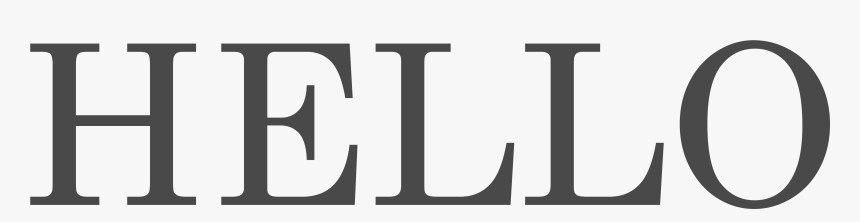 Hello Png - Graphics, Transparent Png