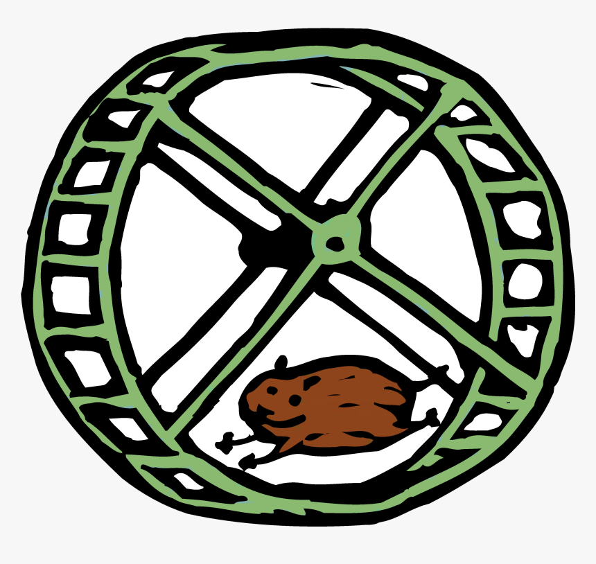 Hamster Wheel Cliparts - Hamster Wheel Clipart, HD Png Download