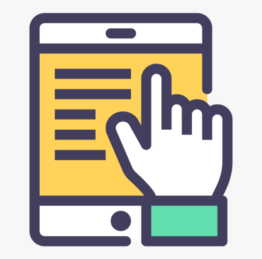 Hand Tablet Icon, HD Png Download