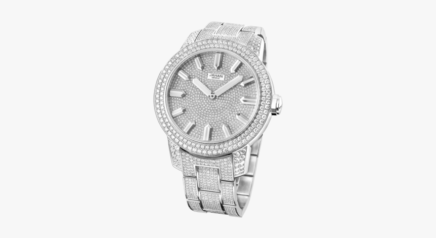 Booster Diamond White Gold-min - Analog Watch, HD Png Download
