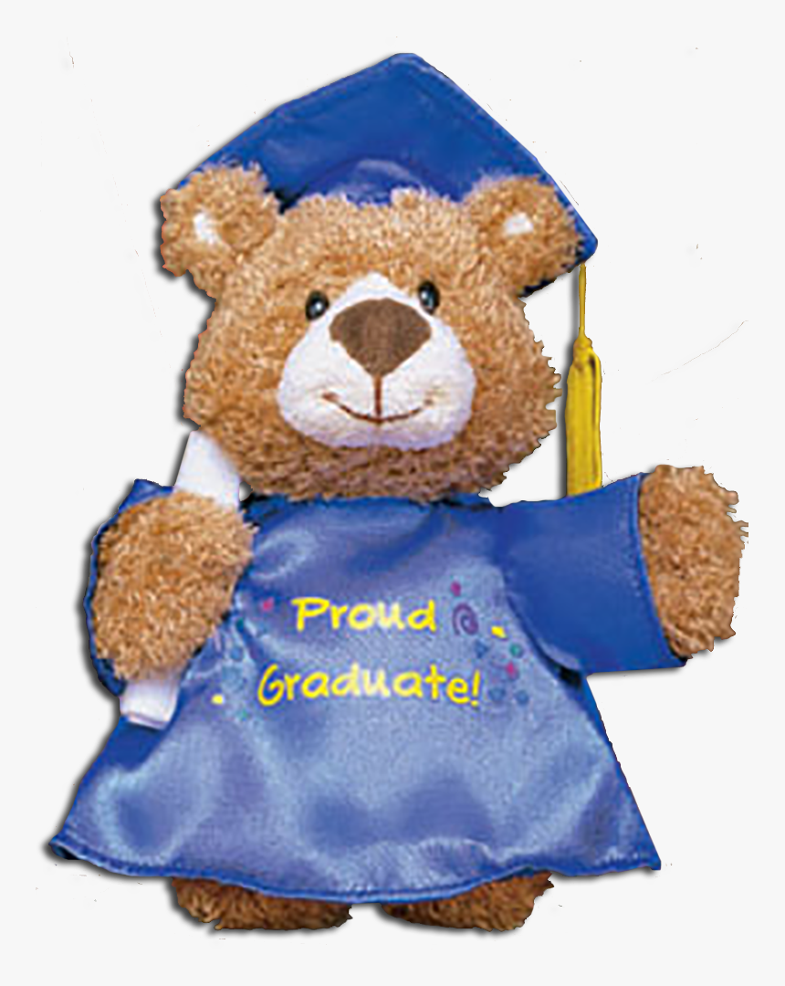 Gund Plush Musical Proud Graduate Teddy Bear
 He Wears - Graduation Bear Png, Transparent Png