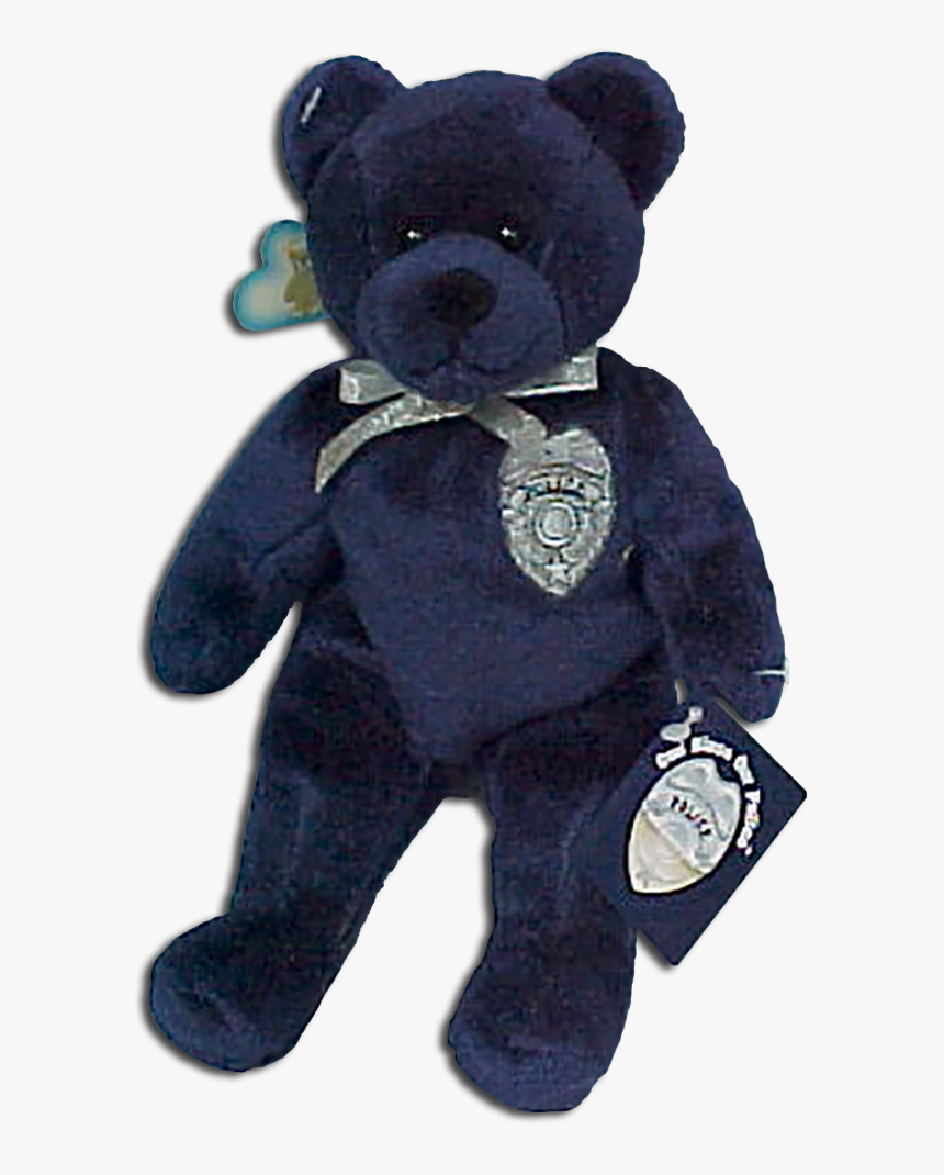God Bless Our Heroes Holy Bears God Bless Firefighters - Police Blue Bear Toy, HD Png Download