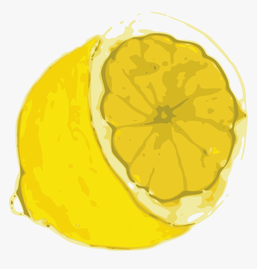 Orange,vegetarian Food,lemon - Clip Art, HD Png Download