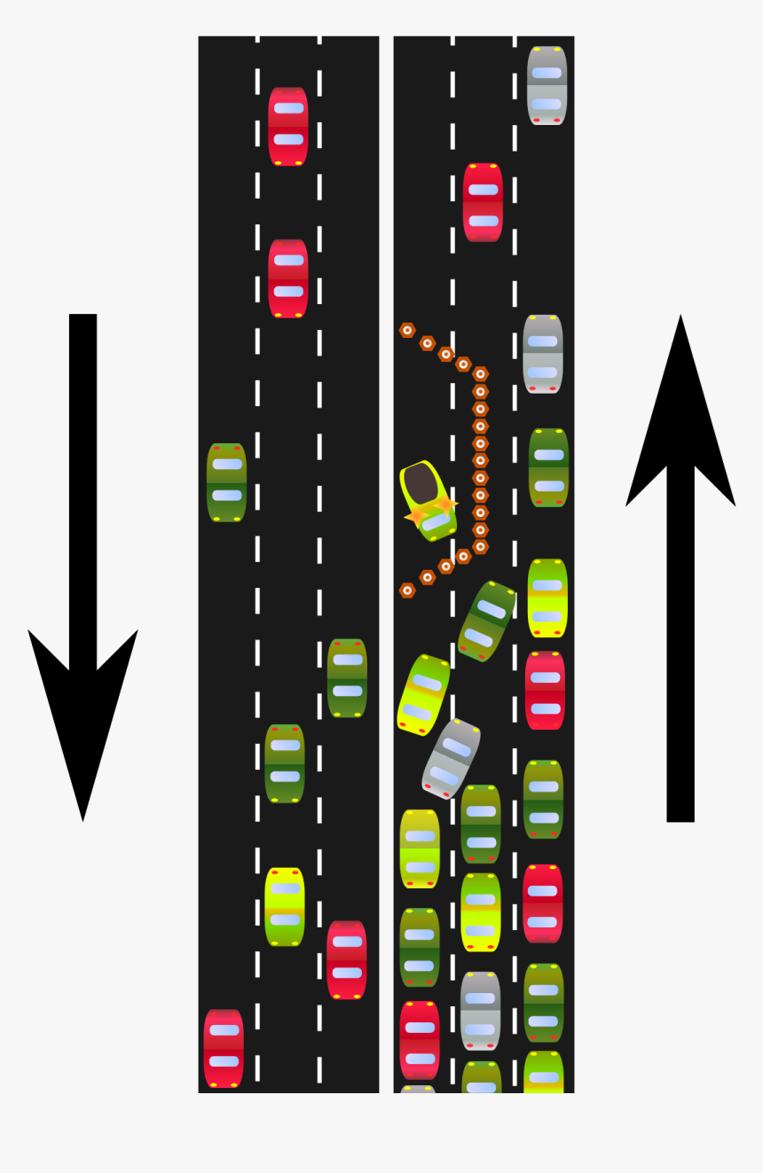 Bottleneck In Cloud Computing - Traffic Flow Clipart, HD Png Download