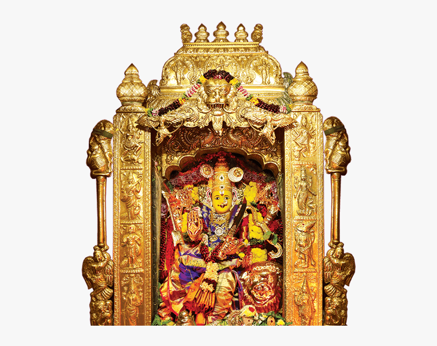 Swarna Kavachalakruta Durga Devi, HD Png Download