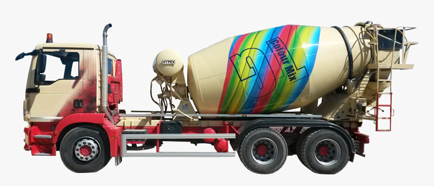 Concrete Mixer Lorry Transparent Image - Truck, HD Png Download