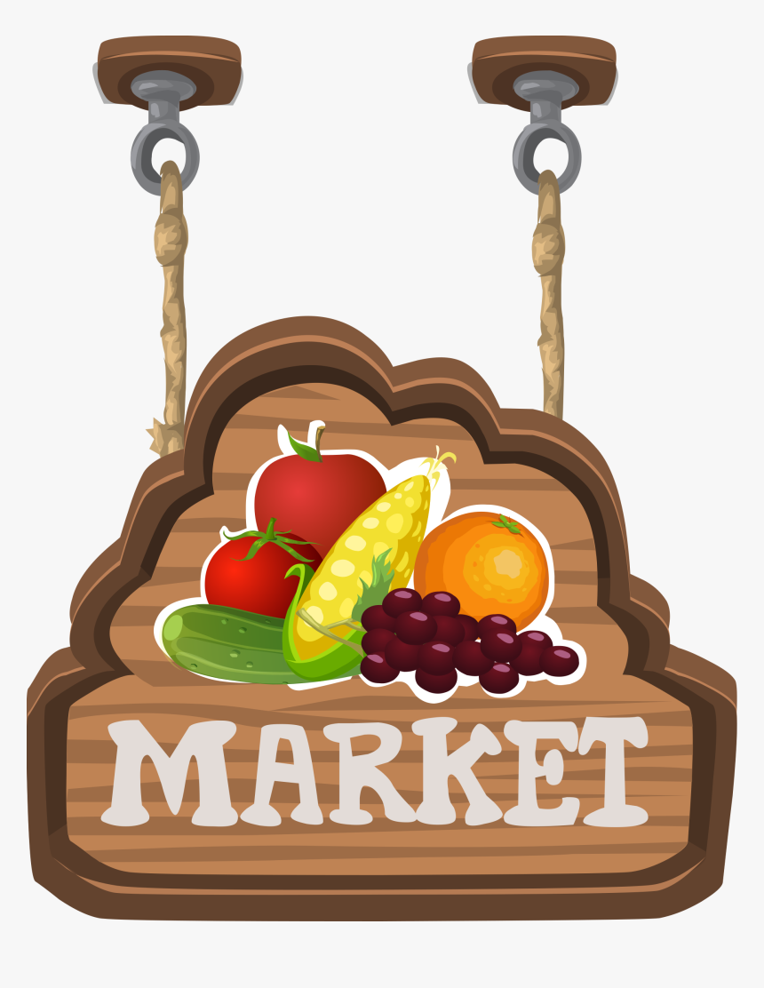 Food Clipart Healthy - Market Clip Art Png, Transparent Png