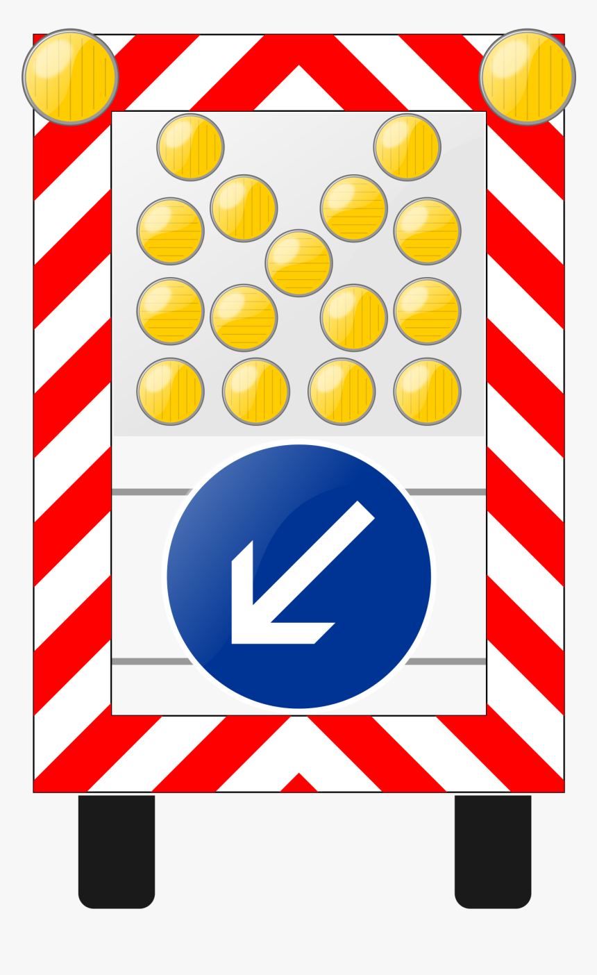 Roadworks Lorry-sign Clip Arts - Traffic Sign, HD Png Download