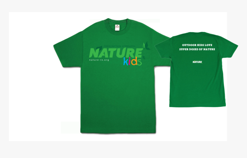 Nature Rx Tee Mockup-kids, HD Png Download