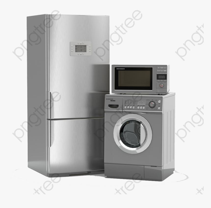 Household Electrical Equipment Refrigerator Transparent - Home Appliances Transparent Background, HD Png Download