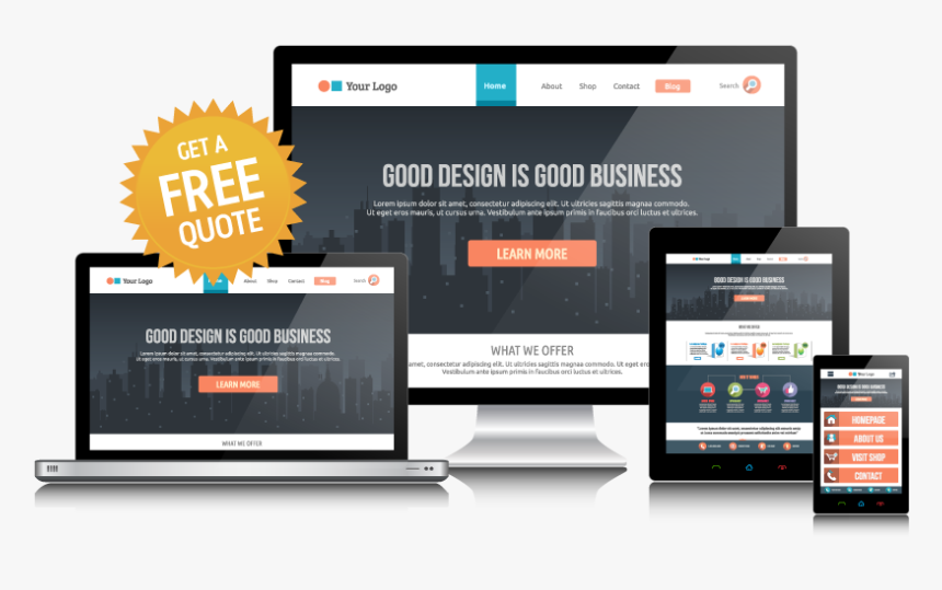 Responsive Web Design Sunshine Coast - Web Design Company Website, HD Png Download