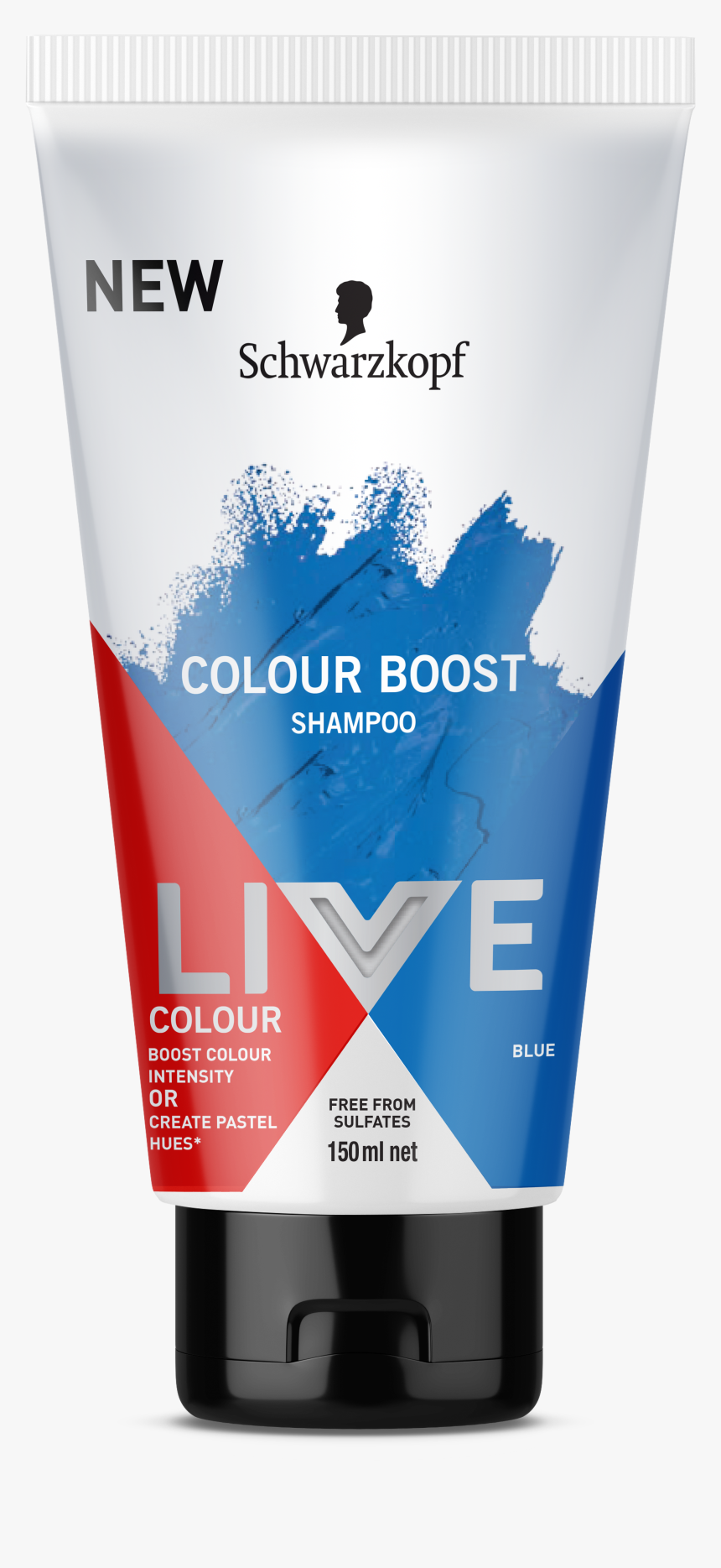 Transparent Pastel Banner Png - Schwarzkopf Live Colour Boost Shampoo, Png Download