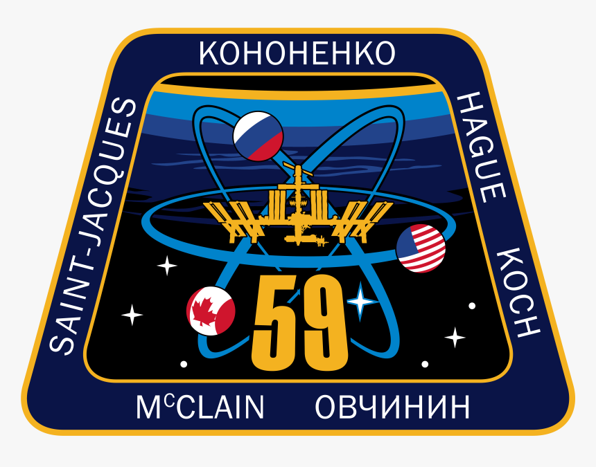 Iss Expedition 59 Patch, HD Png Download