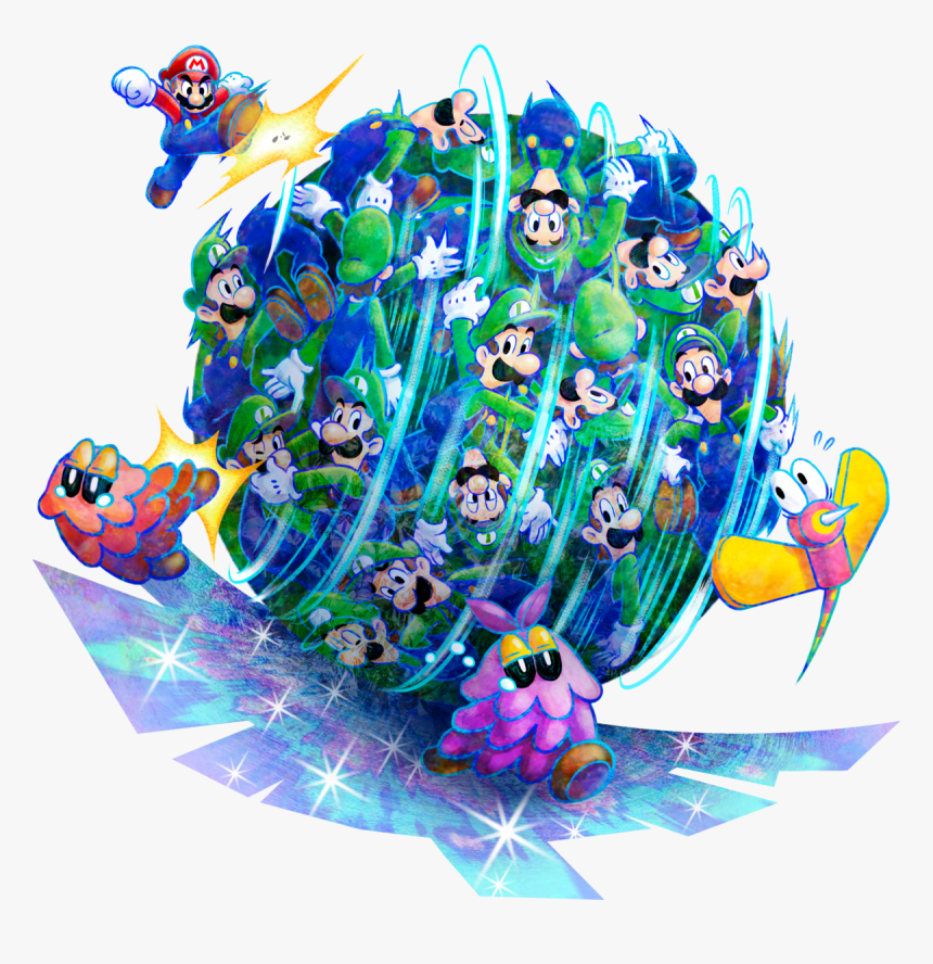 Mario And Luigi Dream Team Luigi Ball, HD Png Download