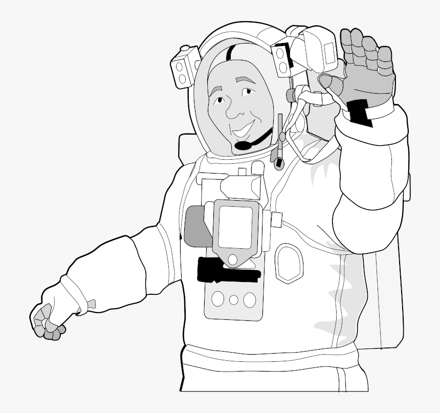 Astronaut Iss Activity Sheet P1 - Astronaut Clipart, HD Png Download