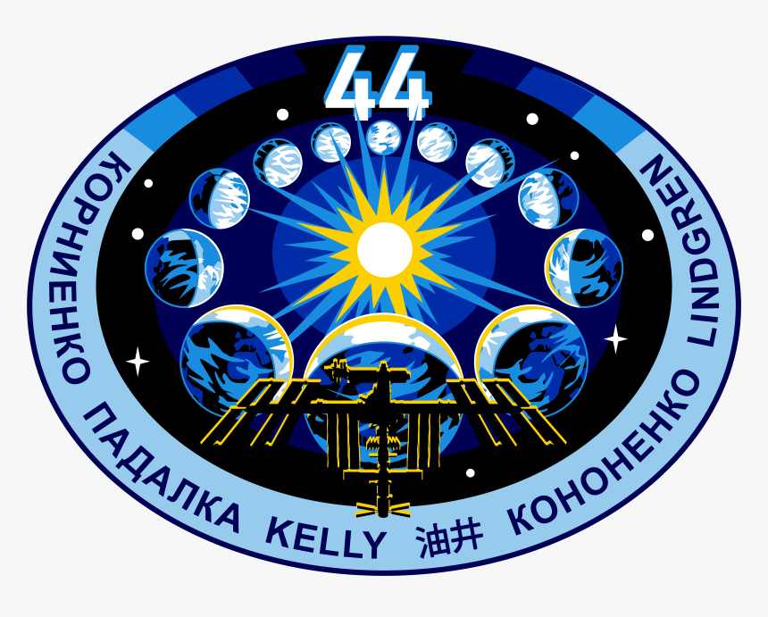 Iss Expedition 44 Patch - International Space Station, HD Png Download