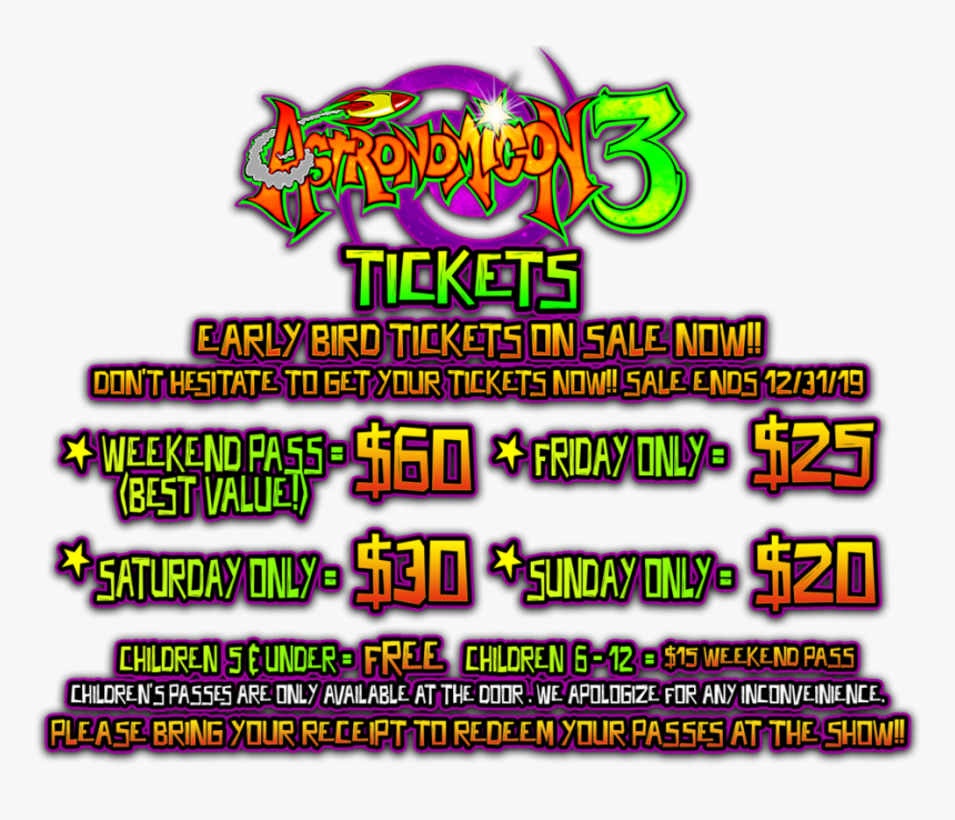 Astronomicon 3 Ticket Page - Fictional Character, HD Png Download